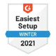 Badge Easiest Setup Winter 2021