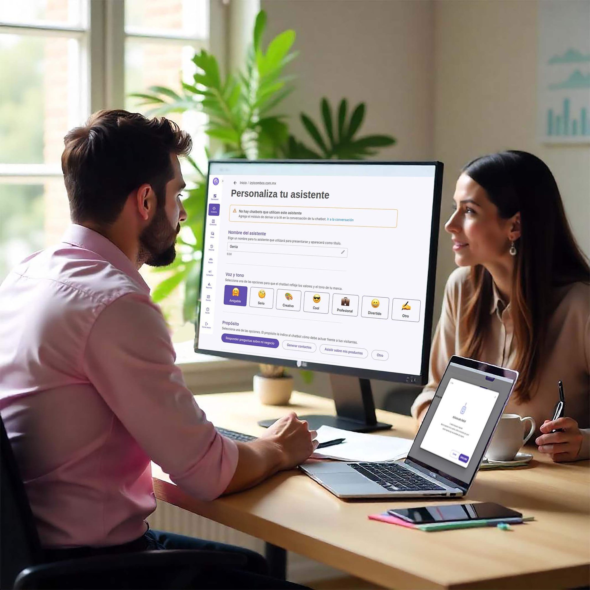 Mantén conversaciones naturales y personalizadas con IA generativa Mantén conversaciones naturales y personalizadas con IA generativa
