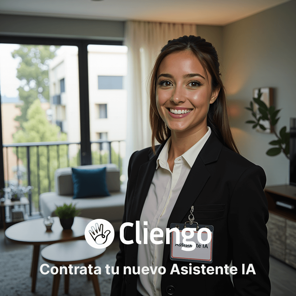 Una mujer de mediana edad, vestida formalmente, sonríe atenta frente a la cámara, proyectando profesionalismo y cercanía. Se encuentra en un departamento, con muebles y una ventana detrás de ella.